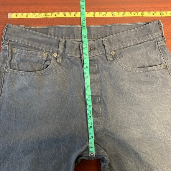 Men's 501 Levi’s Acid Wash High Rise Mom Jeans - Picture 2 of 8